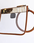 American Darling Clear Bag Hair-on Genuine Leather women bag western handbag purse