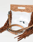 ADBG1172 American Darling Clear Bag Hand Tooled Genuine Leather women bag western handbag purse