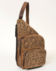 American Darling ADBG1176 Backpack Hand Tooled Genuine Leather Women Bag Western Handbag Purse