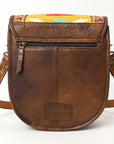 American Darling Cross Body Hand Tooled Saddle Blanket Genuine Leather women bag western handbag purse
