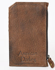 American Darling ADCCM101K Card-Holder Hair On Genuine Leather women bag western handbag purse