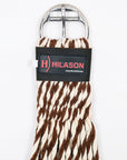 HILASON Horse Western 27 Strand Double Weave Two-Tone Roper Cinch