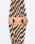 HILASON Horse Western 27 Strand Double Weave Two-Tone Roper Cinch