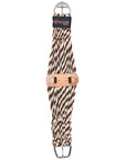HILASON Horse Western 27 Strand Double Weave Two-Tone Roper Cinch