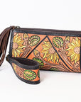 ADBGA342 American Darling Hand Tooled Genuine Leather Women Bag Western Handbag Purse