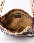 ADBGA343 American Darling Hand Tooled Hair On Genuine Leather Women Bag Western Handbag Purse