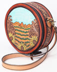 ADBGA348 American Darling Hand Tooled Genuine Leather Women Bag Western Handbag Purse