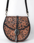 American Darling ADBGA352 Crossbody Hand Tooled Genuine Leather Women Bag Western Handbag Purse
