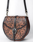 American Darling ADBGA352 Crossbody Hand Tooled Genuine Leather Women Bag Western Handbag Purse