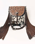 ADBGA353 American Darling Hand Tooled Hair On Genuine Leather Women Bag Western Handbag Purse
