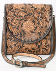 American Darling ADBGA356 Crossbody Hand Tooled Genuine Leather Women Bag Western Handbag Purse