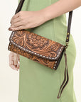 American Darling Crossbody Hand Tooled Genuine Leather Western Women Bag Handbag Purse | for Cute
