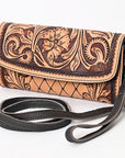 ADBGA358 American Darling Hand Tooled Genuine Leather Women Bag Western Handbag Purse