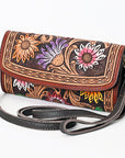 American Darling Clutch Hand Tooled Genuine Leather Western Women Bag Handbag Purse | Purses for Cute