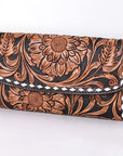 American Darling Wallet Hand Tooled Genuine Leather Women Bag Western Handbag Purse | Womens Handbags |Leather for Summer