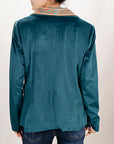 ADBZ027 Genuine leather Hand tooled hand carved Women Blazer dress jacket ladies Girl