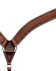 HILASON Western Horse Headstall Breast Collar Set Tack Genuine American Leather