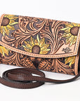 ADBGA382 American Darling Hand Tooled Genuine Leather Women Bag Western Handbag Purse