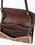 ADBGA383 American Darling Hand Tooled Genuine Leather Women Bag Western Handbag Purse