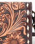 ADBGA384 American Darling Hand Tooled Hair On Genuine Leather Women Bag Western Handbag Purse