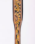 HILASON Western Genuine Leather Heavy Duty Hand Painted Dog Collar