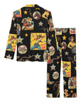 Vintage Cowgirl Collage Western Pajama Set