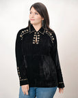 American Darling Velvet Women shirt dress Tunic Ladies girl Top