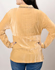 American Darling Velvet Women shirt dress Tunic Ladies girl Top