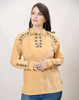 American Darling Velvet Women shirt dress Tunic Ladies girl Top