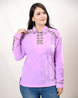 American Darling Velvet Women shirt dress Tunic Ladies girl Top
