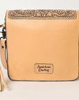 American Darling Hand Tooled Genuine Leather Women Bag Western Handbag Purse