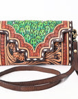 American Darling Hand Tooled Genuine Leather Women Bag Western Handbag Purse