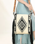American Darling Cross Body Hand Tooled Saddle Blanket Genuine Leather Women Bag Western Handbag Purse
