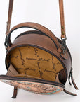 American Darling Canteen Hand Tooled Genuine Leather Women Bag Western Handbag Purse