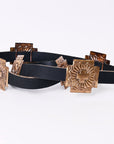 Full Grain Genuine American Leather Belt Men and Women Bling