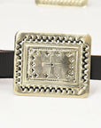 Full Grain Genuine American Leather Belt Men and Women Bling