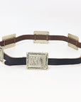 Full Grain Genuine American Leather Belt Men and Women Bling