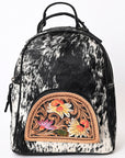 American Darling Hand Tooled Hair On Genuine Leather Women Bag Western Handbag Purse
