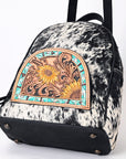 American Darling Hand Tooled Hair On Genuine Leather Women Bag Western Handbag Purse