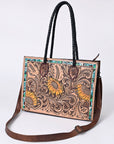 American Darling Tote Hand Tooled Genuine Leather women bag western handbag purse