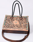 American Darling Tote Hand Tooled Genuine Leather women bag western handbag purse