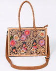 American Darling Tote Hand Tooled Genuine Leather women bag western handbag purse