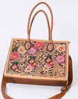 American Darling Tote Hand Tooled Genuine Leather women bag western handbag purse