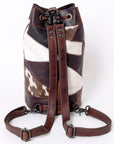OHLAY KBZ102 DUFFEL Hand Tooled Hair-on Genuine Leather women bag western handbag purse