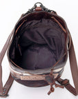 OHLAY KBZ102 DUFFEL Hand Tooled Hair-on Genuine Leather women bag western handbag purse