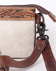 SKBZ103 Ohlay Western Genuine Hair-On Leather Hand Tooled Women Crossbody Bags