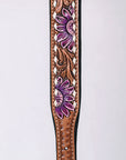 HILASON Western Genuine Leather Heavy Duty Hand Painted Dog Collar
