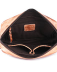 Never Mind Nmbgm137A Toiletry Vintage Handmade Genuine Cowhide Leather Women Bag Western Handbag Purse