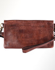 Never Mind Nmbgm140B Wallet Vintage Handmade Genuine Cowhide Leather Women Bag Western Handbag Purse
