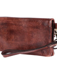 Never Mind Nmbgm140B Wallet Vintage Handmade Genuine Cowhide Leather Women Bag Western Handbag Purse